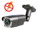 PN9-SX-V12IRLU уличная камера, 1000 ТВЛ с вариообъективом 2.8-12 мм и встроенной грозозащитой